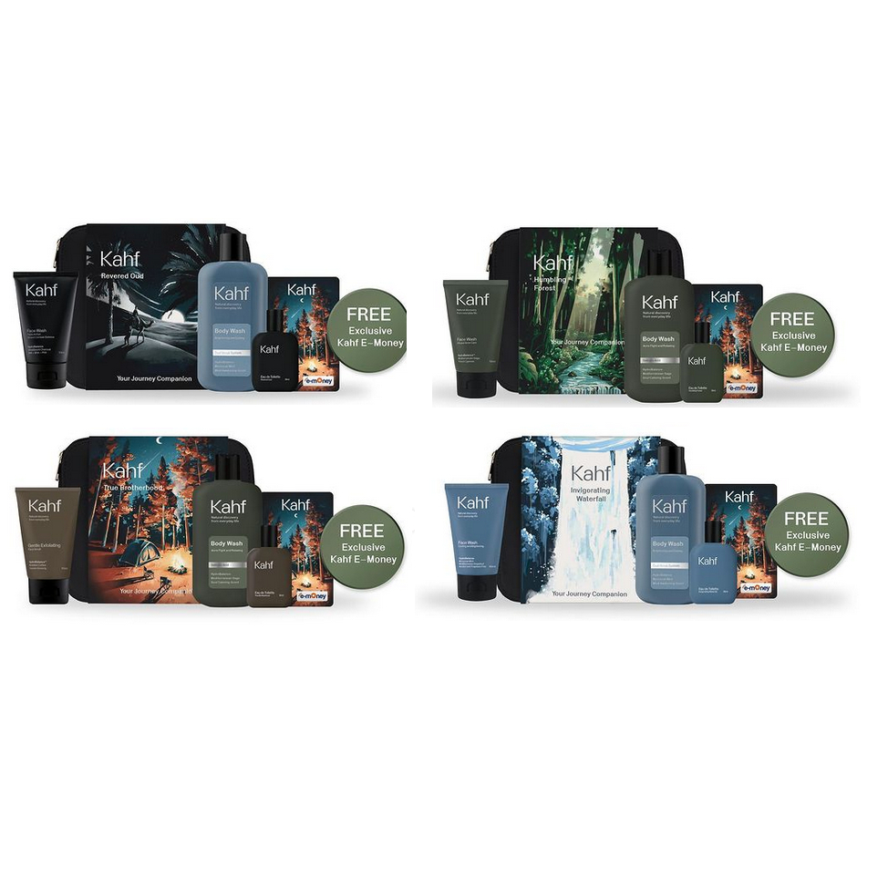 Kahf Complete Package / Travel Package HUmbling Forest, Revered Oud, Invigorating Brothrhood