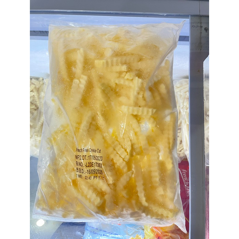 

kentang crinkle cut 1kg (aneka)