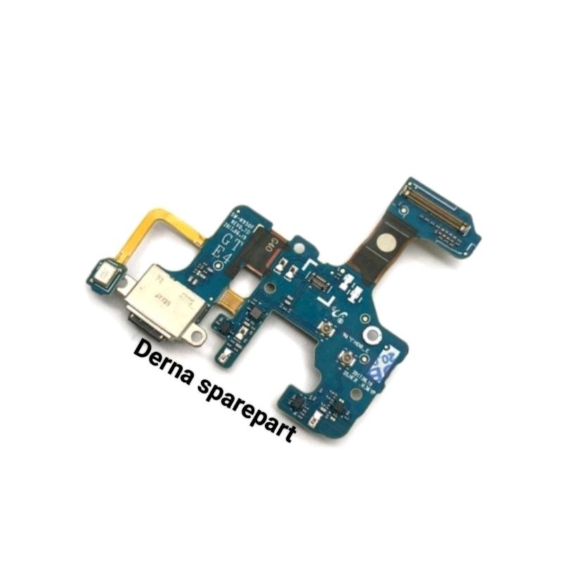 Konektor Charger Papan Chas Samsung Note 8 N950 Pcb Board Mic + Ic Original