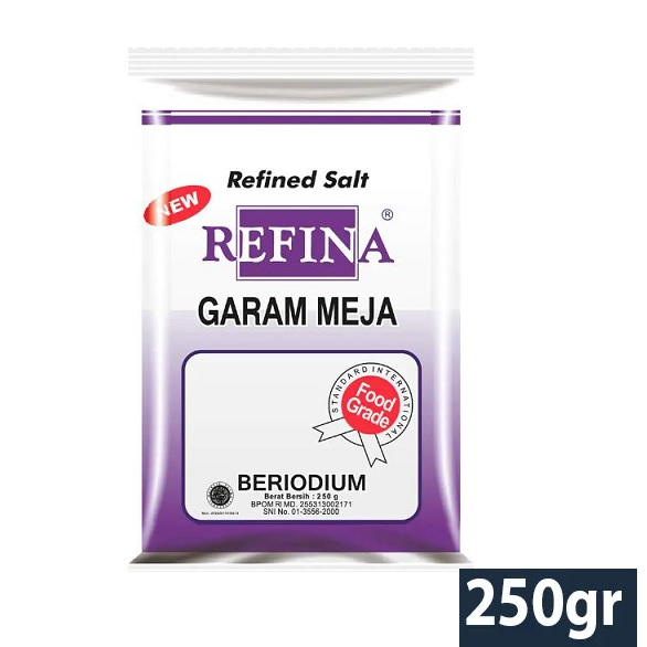 

REFINA GARAM MEJA MURNI PACK 250GR