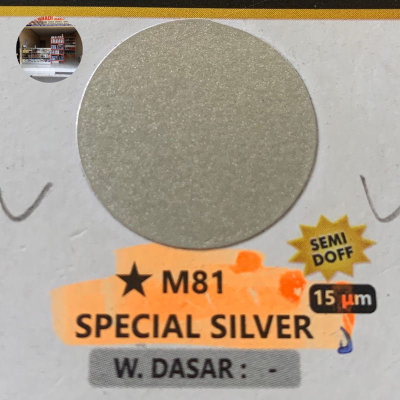 sapporo ultimate M81* SPECIAL SILVER (semi doff) net 400cc