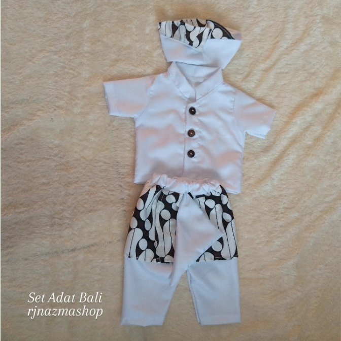 NEW Pakaian Adat Bali Bayi Newborn, Pakaian Adat Anak Lucu, Bisa request ukuran dan warna