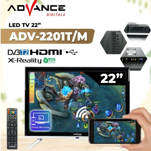 TV ADVANCE LED DIGITAL 22" ADV-2201T