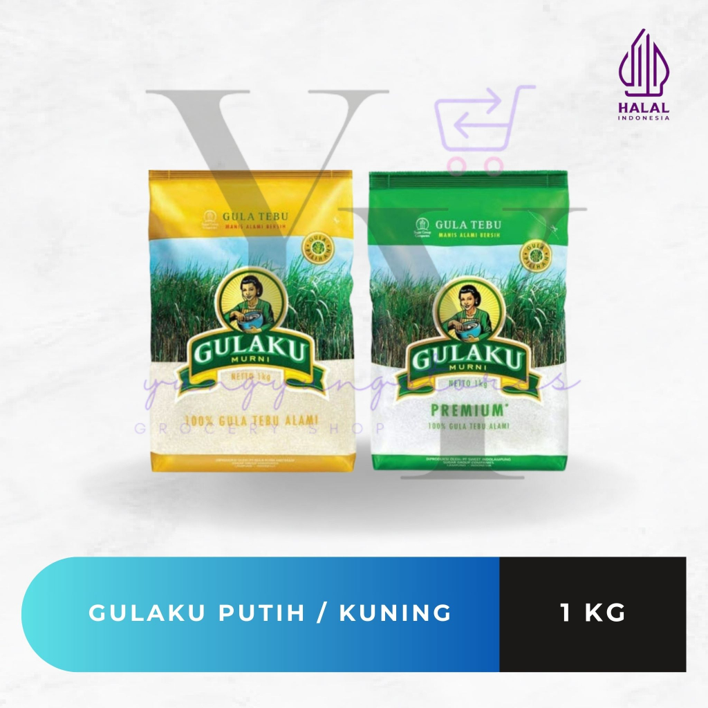 

Gulaku Premium Putih / Kuning Tebu 1 Kg