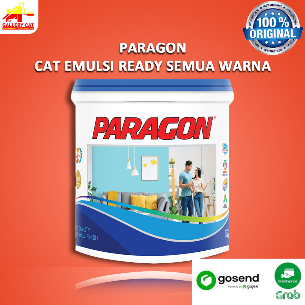 Thebettles  Paragon Cat Tembok 5 Kg Semua Warna