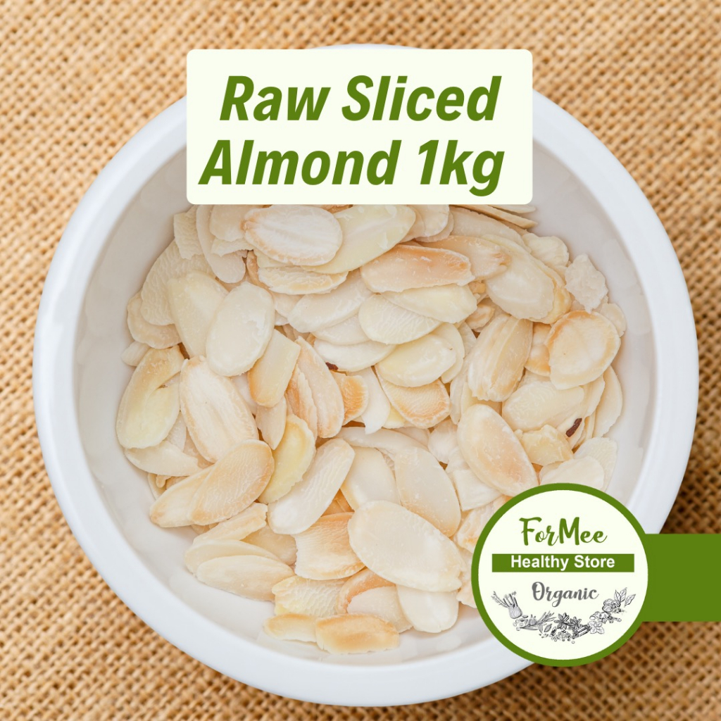 

1kg Almond Iris Mentah / Raw Sliced Almond