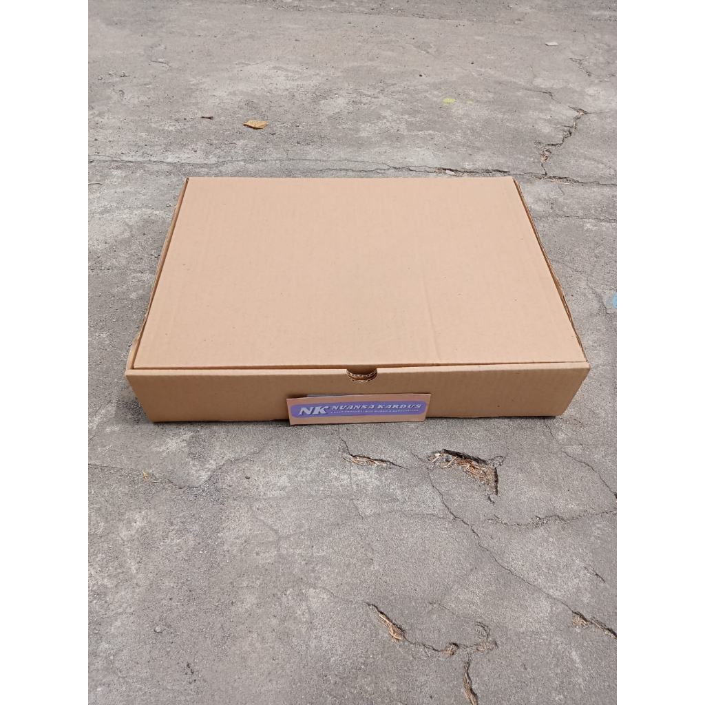 

BOX KARDUS DUS 37x27x7 cm DIE BOX/ Box Hampers/ Box Gift / BOX Pizza / Box selip / Box Hantaran / Box Kemasan (10 PCS)