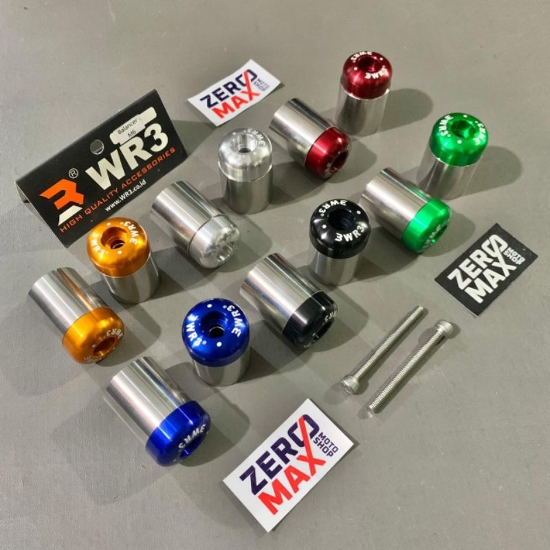 Bar End Balancer Jalu Bandul Stang WR3 Original M6 Baut 10