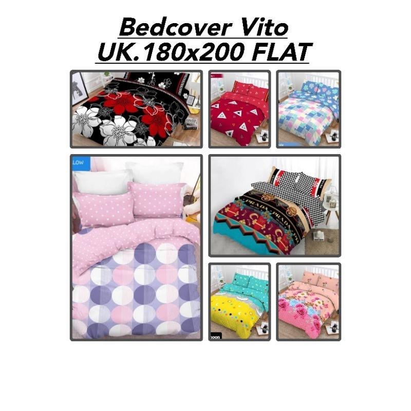 Vito - Bedcover King Size 180x200 FLAT / Bedcover Vito 180x200 FLAT