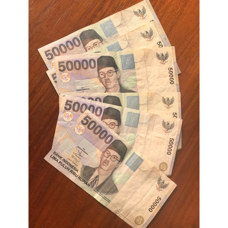 Uang Kuno 50000 WR Supratman