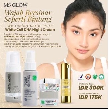 paket wajah white Cell DNA/white Cell DNA msglow
