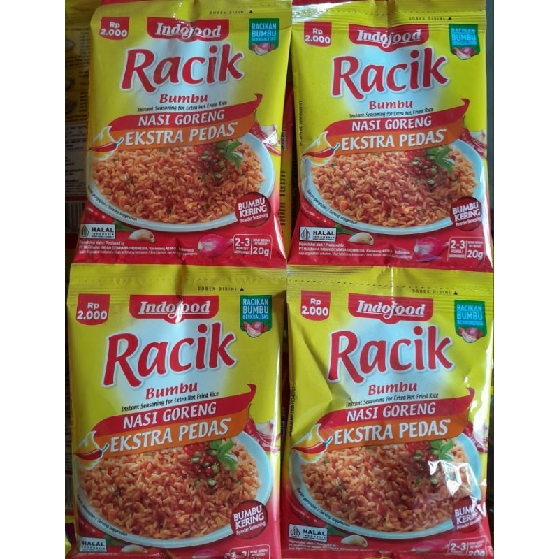 

RACIK NASI GORENG EKSTRA PEDAS 20Gr