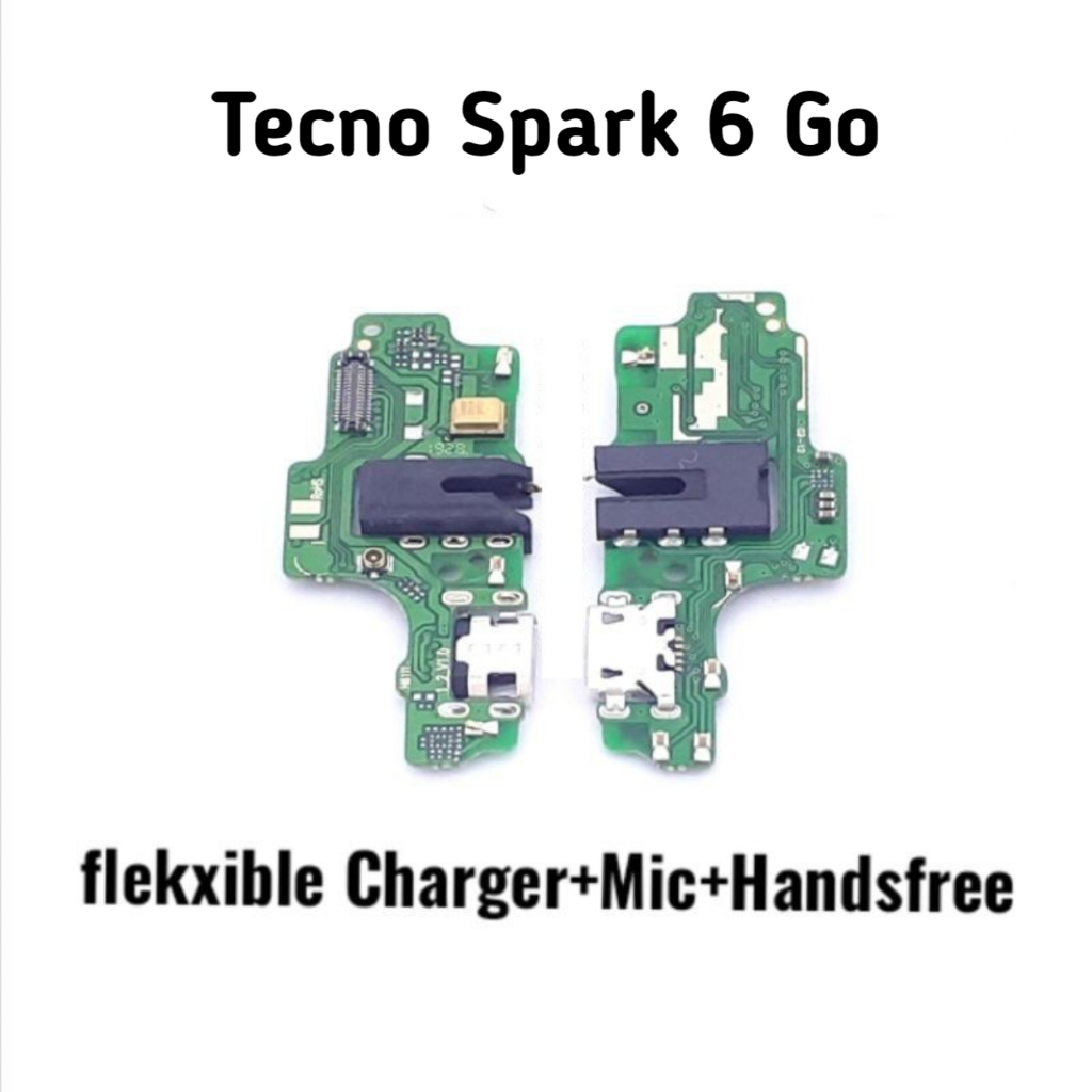 Papan Cas Tecno Spark 6 Go Konektor Charger Plug In