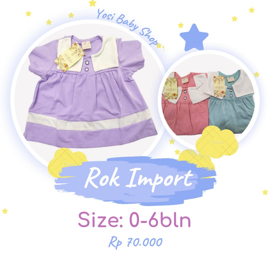 ROK ANAK IMPORT/ DRESS ANAK IMPORT HAN SEN KIDS