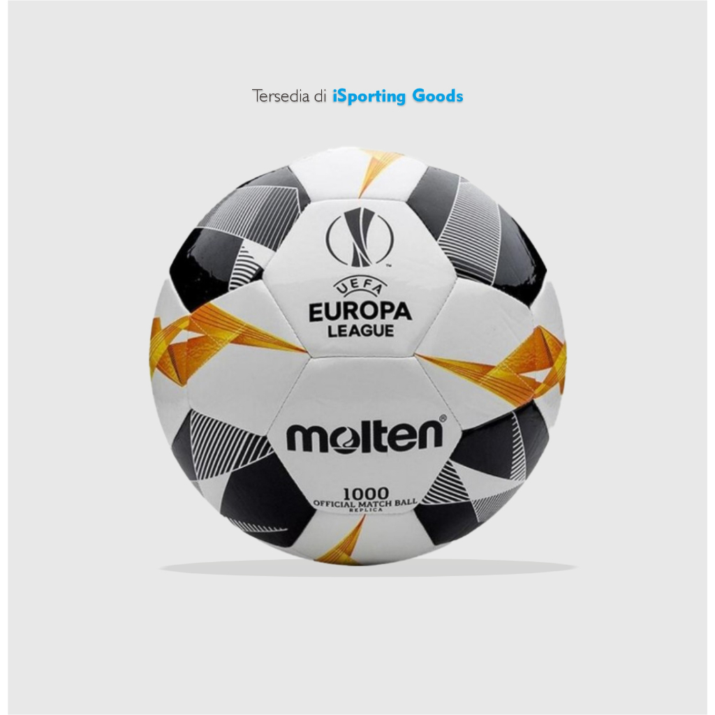 MOLTEN bola sepak ORIGINAL MOLTEN EUROPA LEAGUE SIZE 5 ORIGINAL import