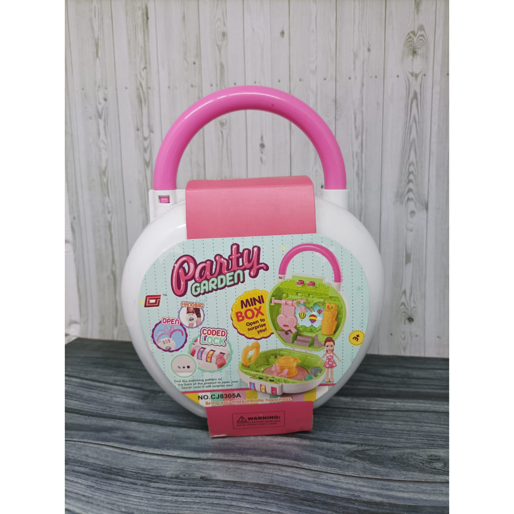 Mainan Anak Tas Pesta Anak Perempuan Party Garden Mini Lucu