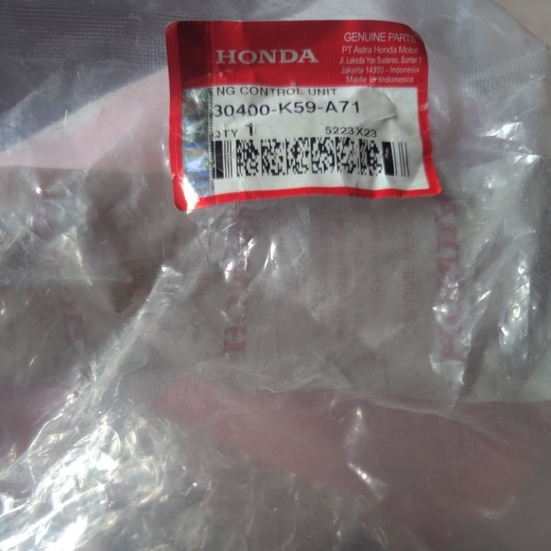 ecm / CDI untuk motor Vario 150 LED 2019 kode k59j