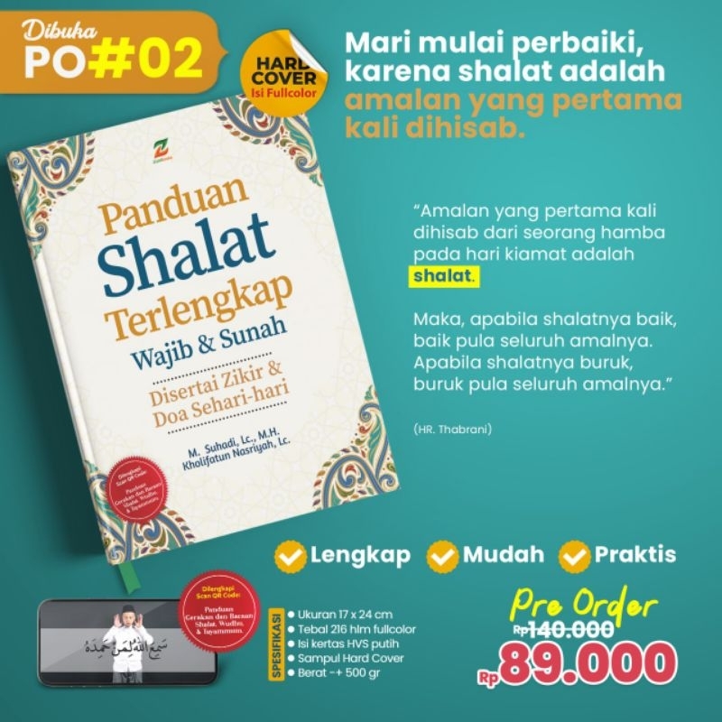 Panduan Sholat Terlengkap Wajib dan Sunnah. ZIYAD