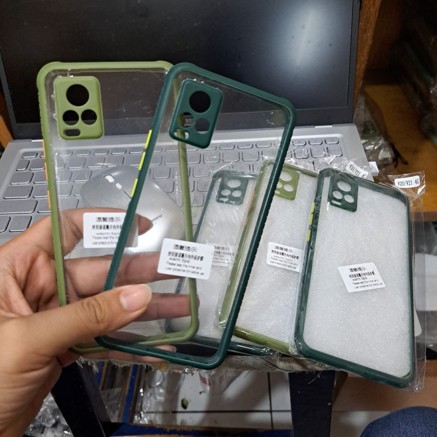 VIVO V20 VIVO V20 2021 CASE HARDCASE BENING MICHELIN CLEAR HARD FUZE SHOCKPROOF