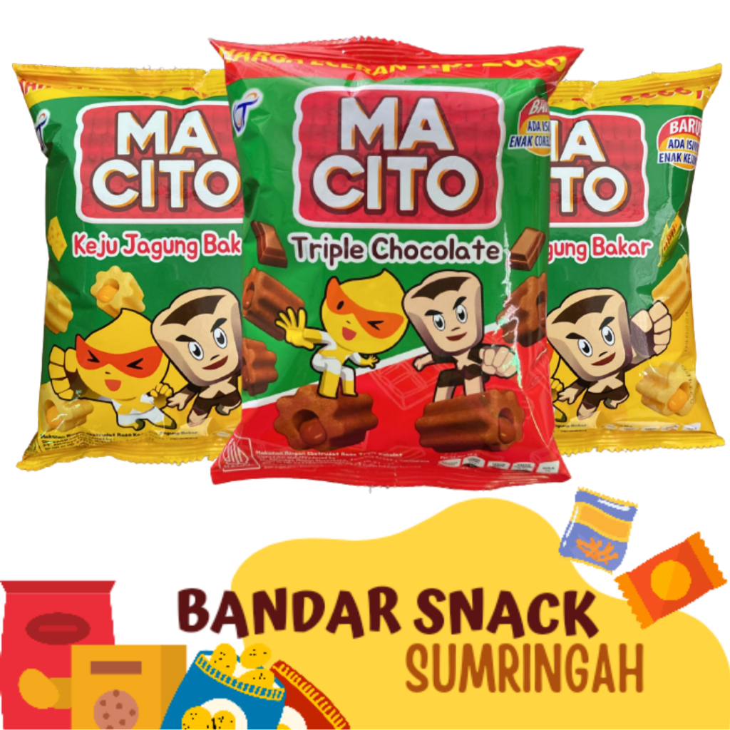 

MA CITO TRIPLE CHOCOLATE [4RENTENG X 10PCS X 20GR]
