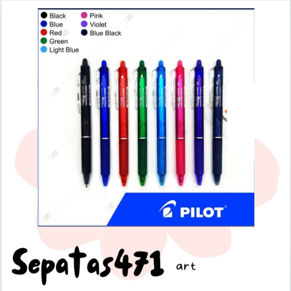 

pen pilot frixion clicker pulpen yang bisa di hapus 0,7mm warna red