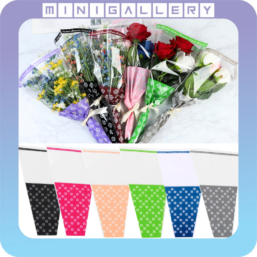 

Wrapping Plastik Mini Buket Bunga Mawar Single Rose Ecer Per Satuan KB6154