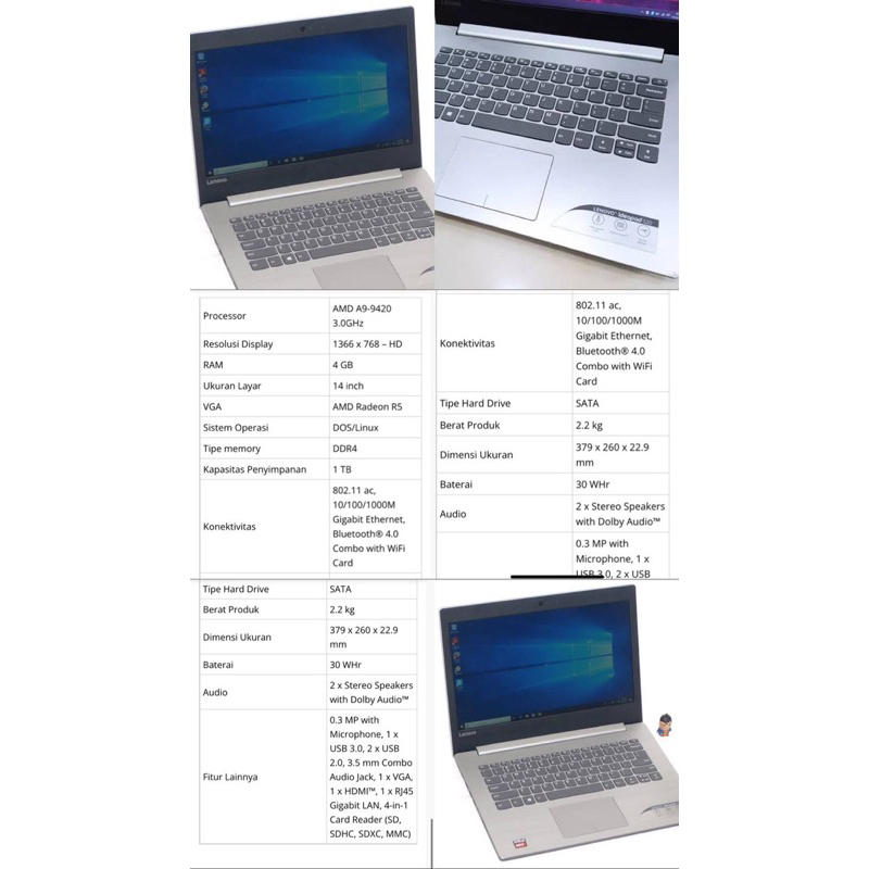Laptop HP model 14s-fq1032AU