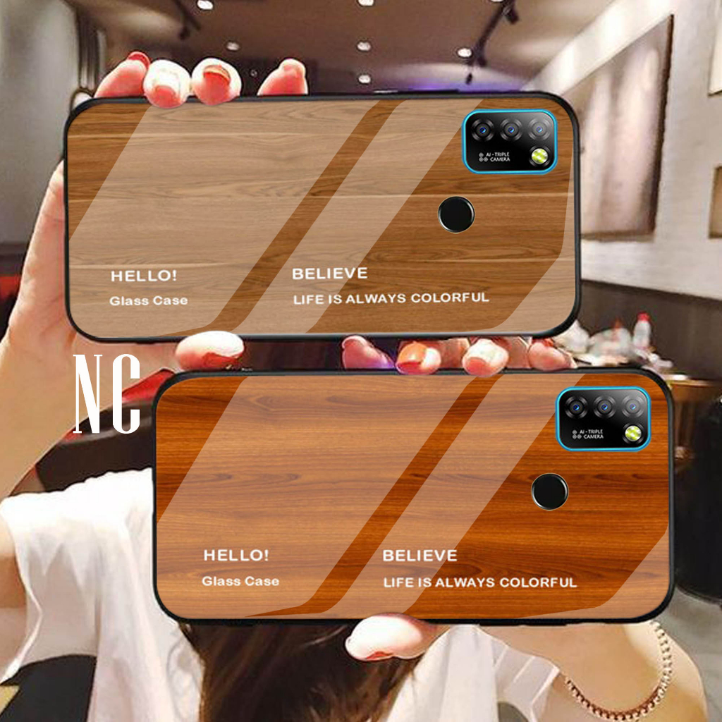 Softcase Kaca Case Infinix Hot 30 30i 12 12i 11 10 10s 9 9 11 Play 8 Smart 4 5 6 Note 8 10 10 Pro - 