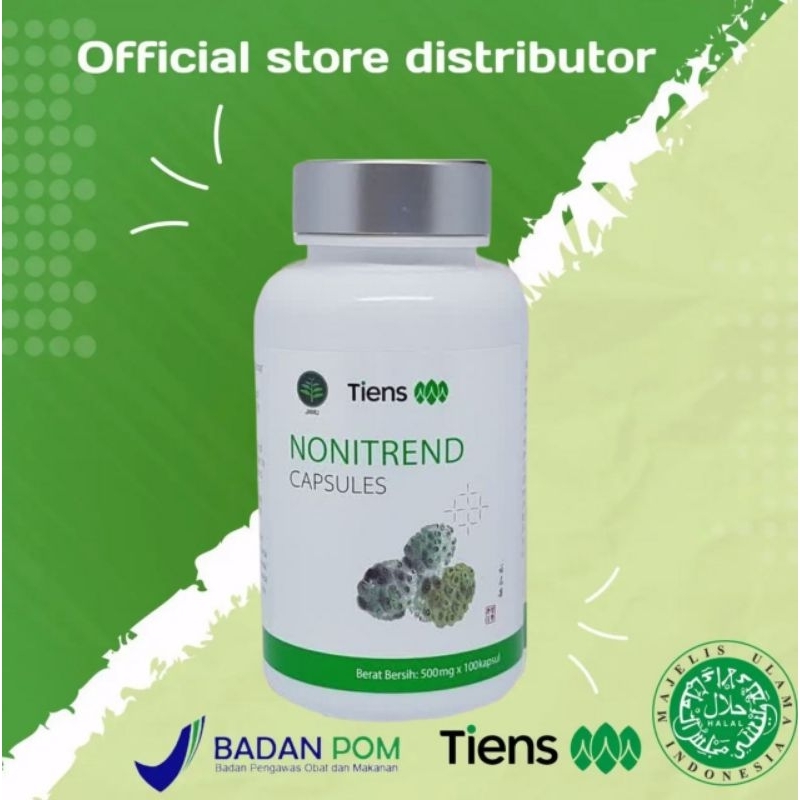 NONITREND TIENS 100 KAPSUL | OBAT HERBAL DARAH TINGGI | OBAT INSOMNIA | ORIGINAL TIENS