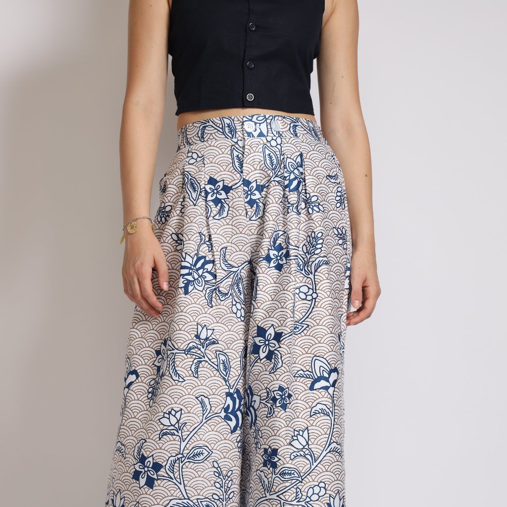 Djalin - Celana Hakama Porcelain Batik