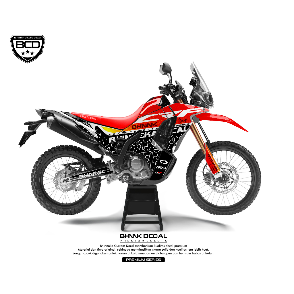 DECAL STICKER CRF RALLY 250 2