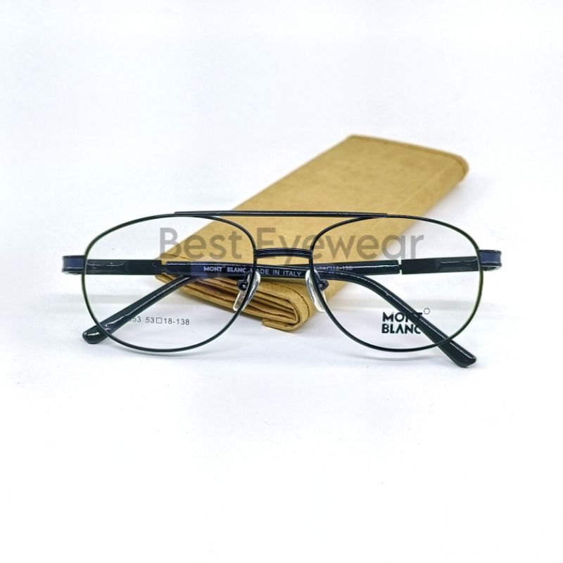 Frame Kacamata Minus Pria Montblanc Avi bridge Oval