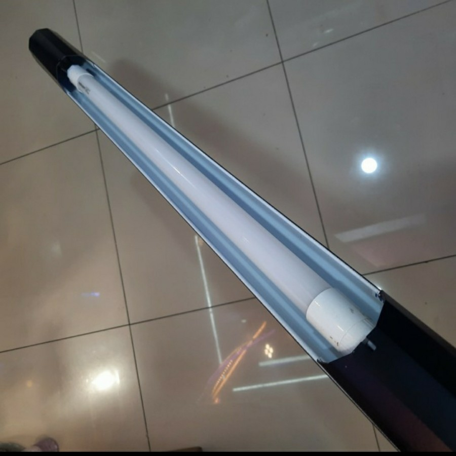 kap lampu tl bambu 1x36w 120cm HANYA KAP SAJA