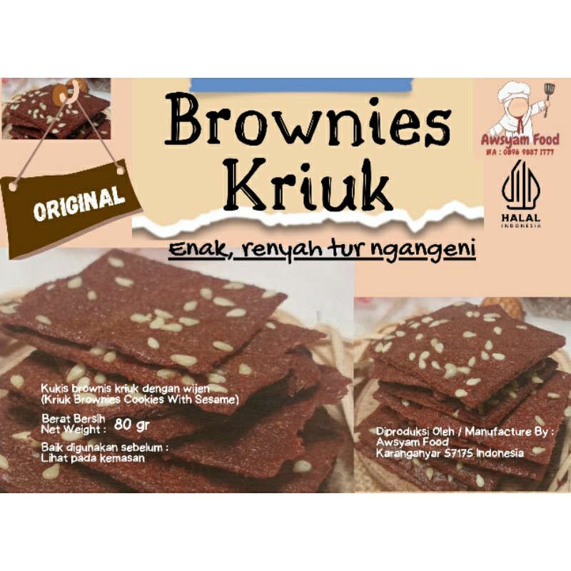 

Brownies Kriuk