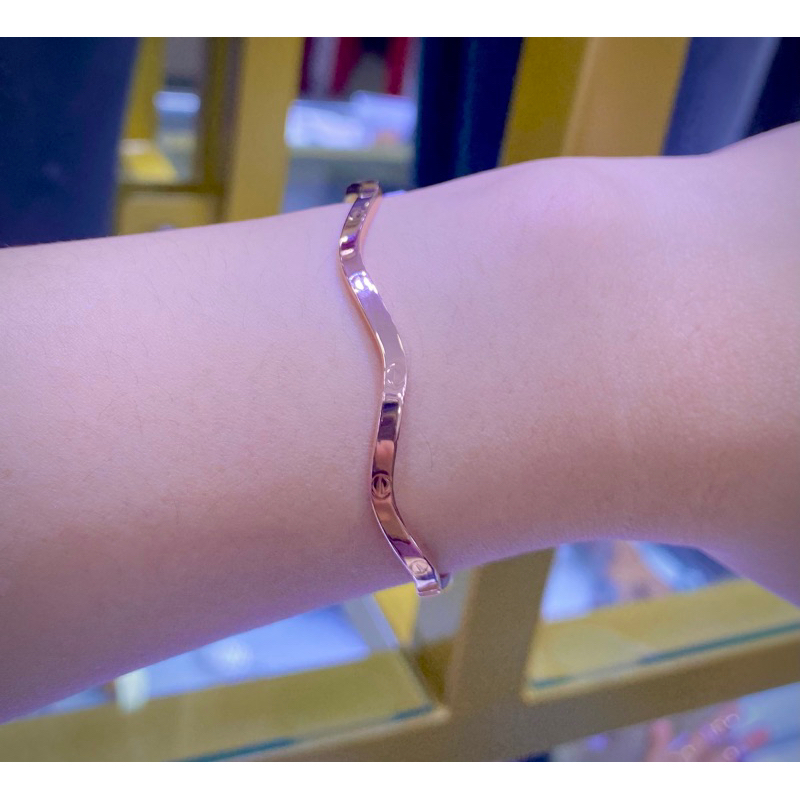 gelang cartier gelombang750/75%