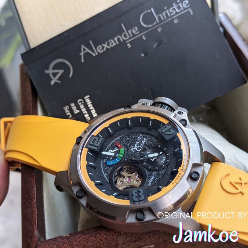 Jam Tangan Pria Alexandre Christie 6295 MP Automatic Otomatis Special Edition Arloji Ac Alexander Ch