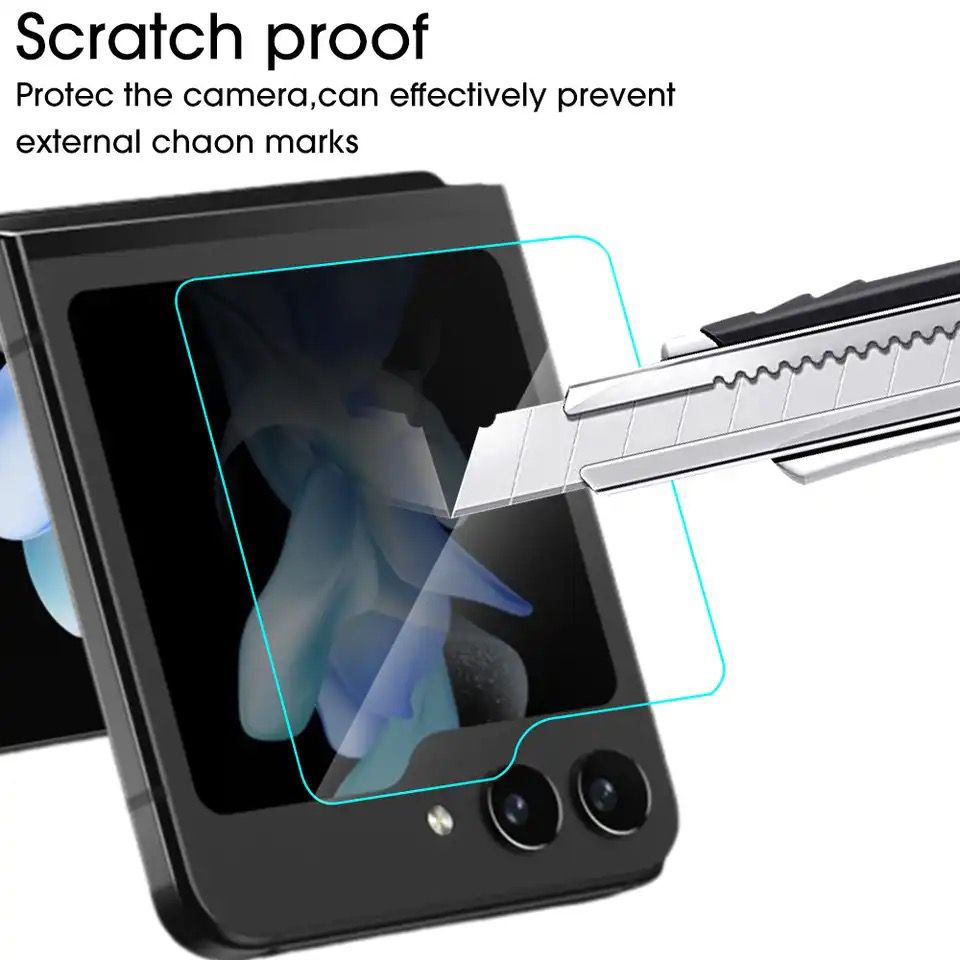 Tempered Glass Samsung Galaxy Z Flip 5 5G / Z Flip 6 5G Front - Clear Persamaan
