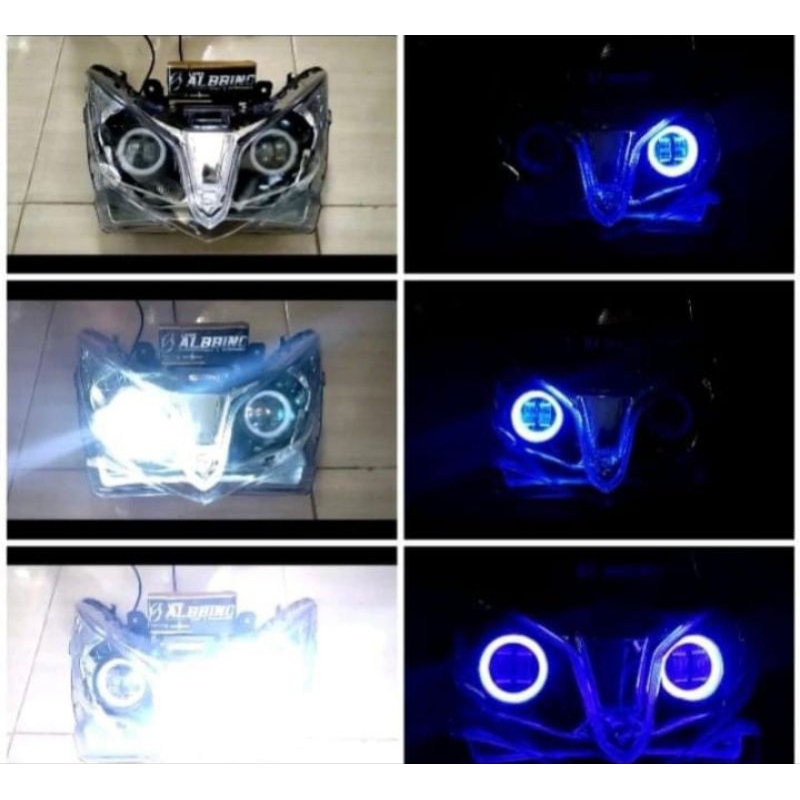 Daymaker Vario 125 Non Led Custom Lampu Depan Reflektor Vario 125 Fi Bohlam Kualitas Terbaik
