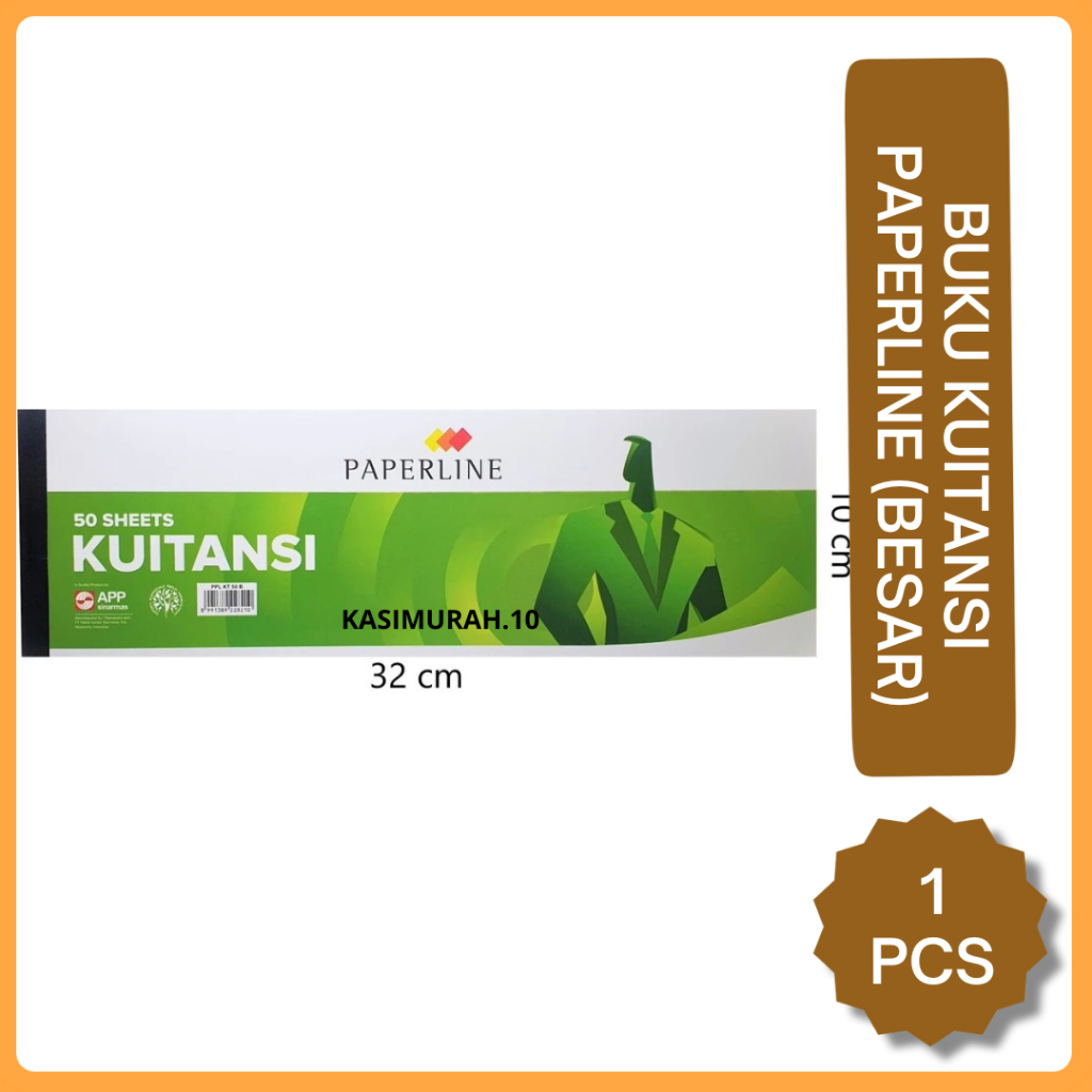 

Kuitansi Paperline Besar 40 Lembar / Kwitansi Besar Paperline