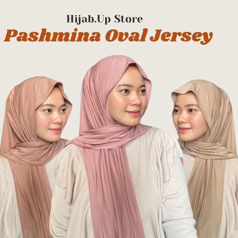 PASHMINA JERSEY OVAL / PASHMINA OVAL