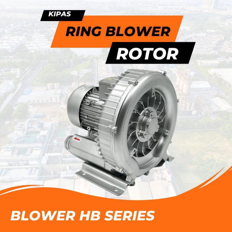 Ring Blower 1HP Rotor HB 750 380V Centrifugal Blower Vortex Tambak 1 Hp Rings Blower 1 Hp
