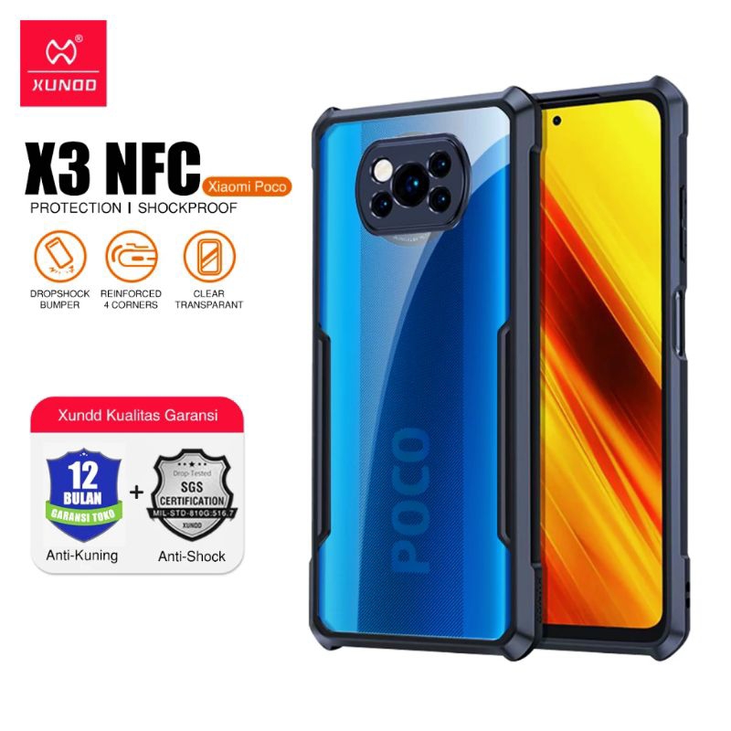 CASE ARMOR TRANSPARAN POCO X3/X3PRO/X3NFC