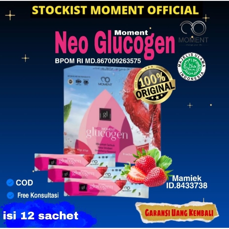 Glucogen Moment Jaminan Ori