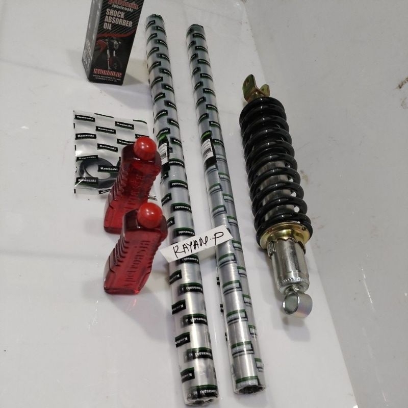 sok depan + belakang KLX150 KLX150 Teleskop sok+oli+sil