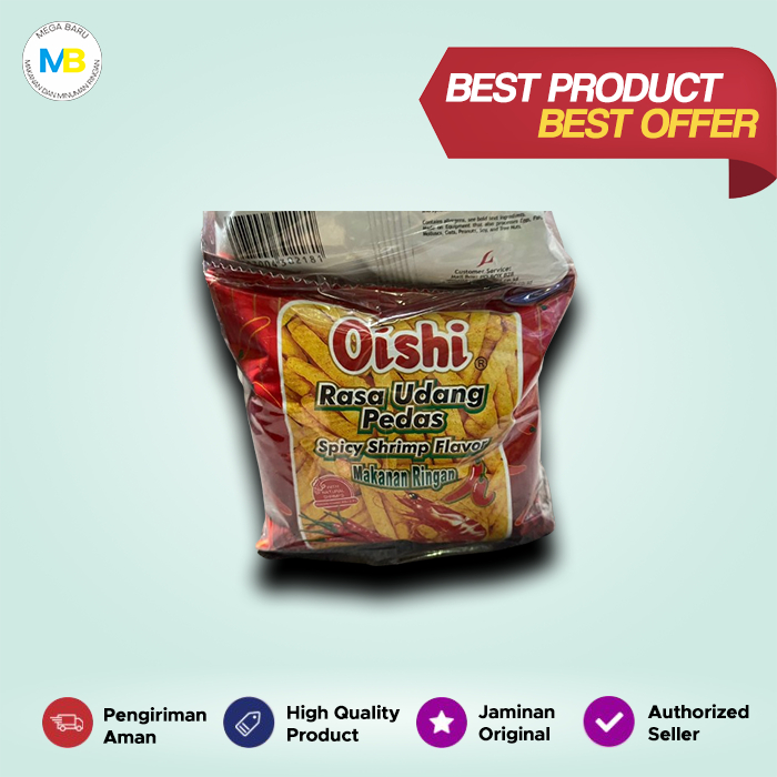 

Oishi Rasa Udang Pedas Isi 20 x 10 g