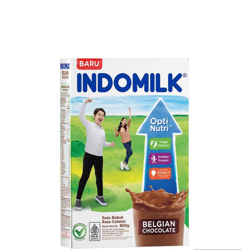 

Indomilk 800g susu bubuk cokelat