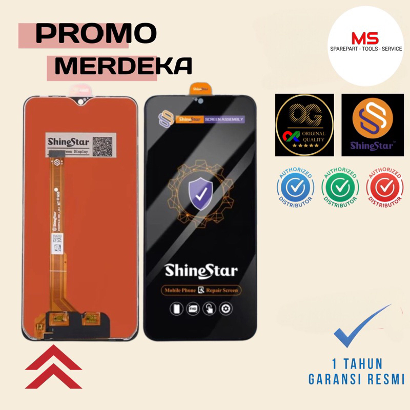 SHINE STAR / LCD TOUCHSCREEN VIVO Y91 / Y93 / Y95 / Y91C / Y93C / Y91i / Y1S Ori Shinestar