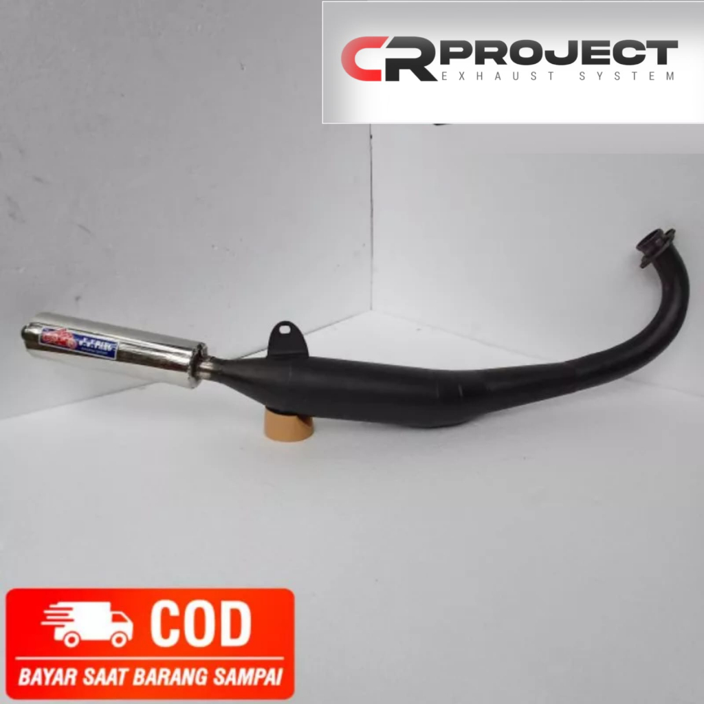 Eksoz YYPANG 2 stroke Suzuki Satria RGV 120 RGX 120 STINGER 120 galvanis black series