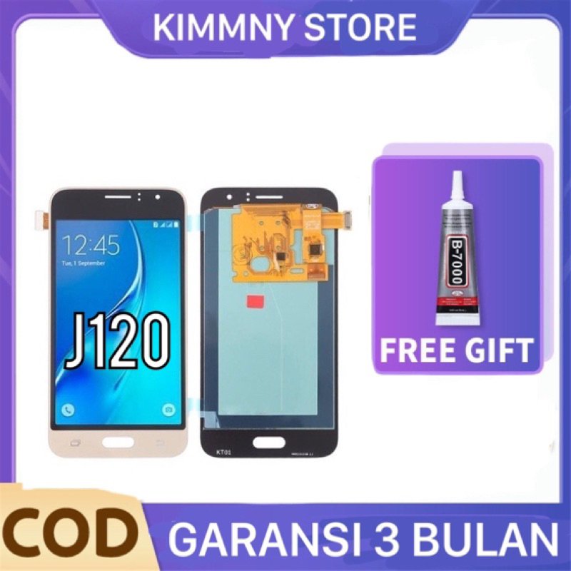 LCD TOUCHSCREEN FULLSET SAMSUNG GALAXY J1 2016 J120 ORIGINAL BERGARANSI