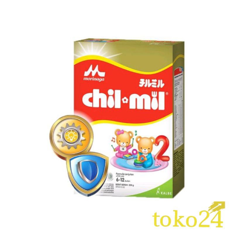 Morinaga Chil-Mil Gold 2 Plain 200 gr Susu Bayi 6 - 12 Bulan